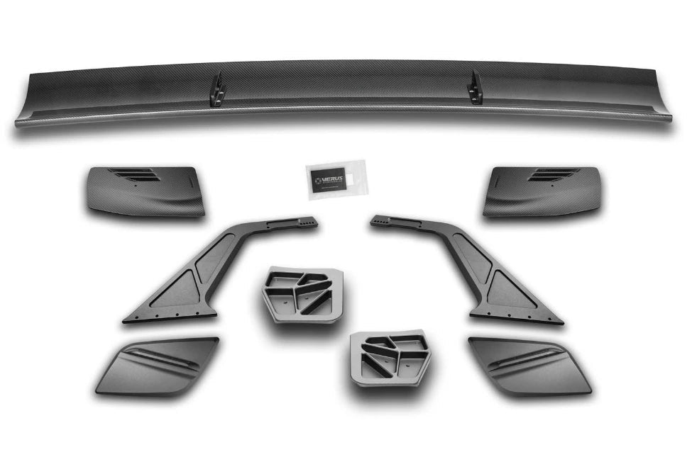 Swan Neck WCW Rear Wing Kit - Corvette Stingray and Z06 (C8) - Grocery Getter Performance