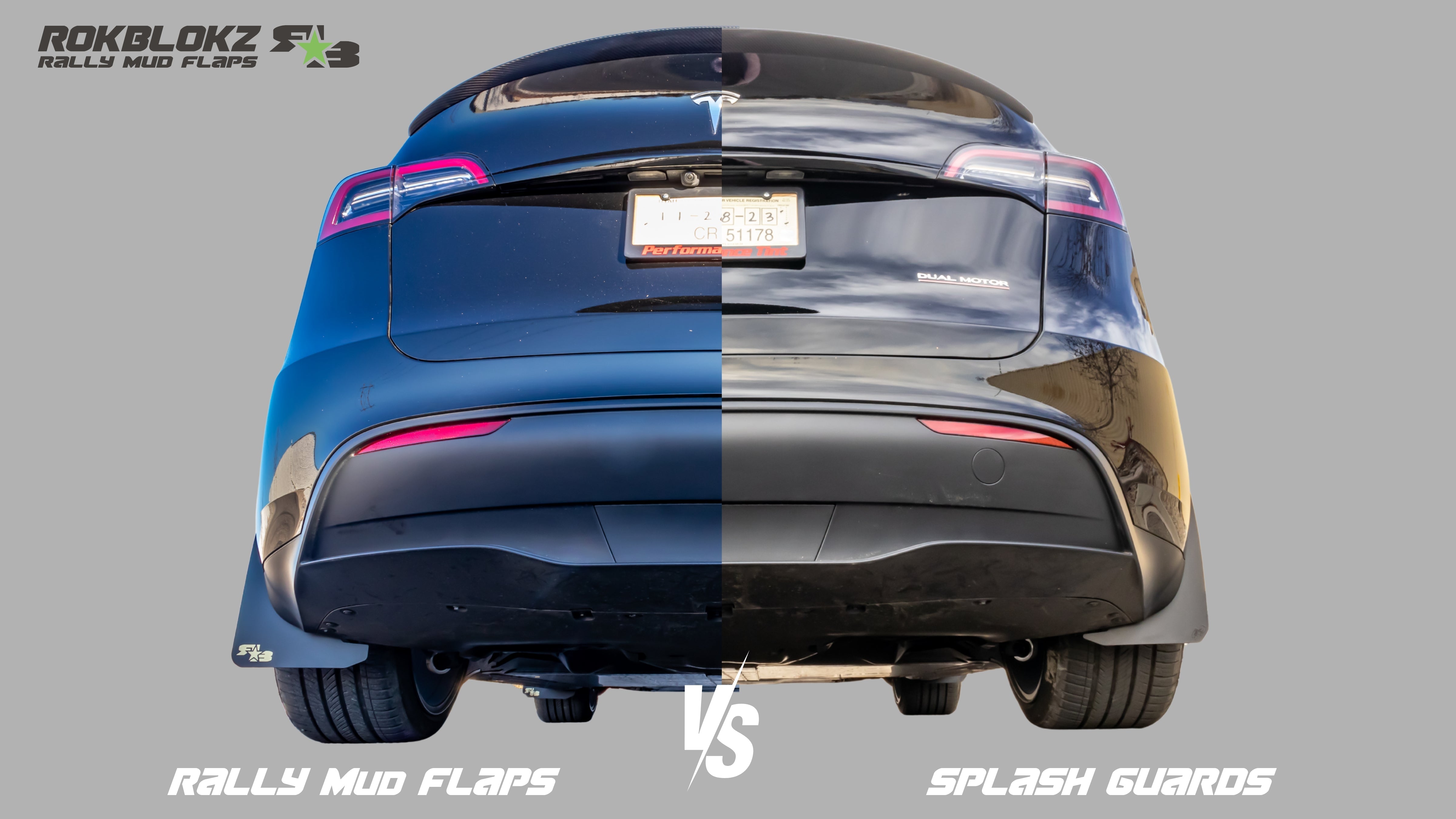 Tesla Model Y 2020-2024 Splash Guards