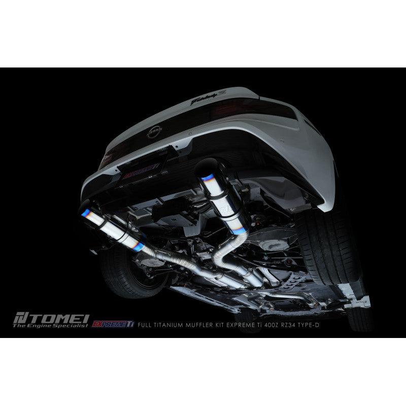 Tomei Full Titanium Muffler EXPREME Ti 400Z RZ34 Type-D (Dual) - Tomei EXPREME Ti titanium exhaust TB6090-NS21D