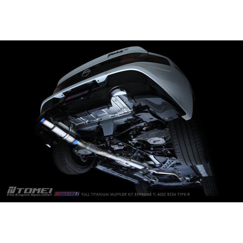 Tomei Full Titanium Muffler EXPREME Ti 400Z RZ34 Type-R (Single) - Tomei EXPREME Ti titanium exhaust TB6090-NS21C