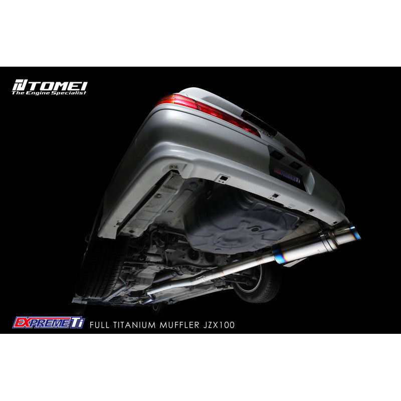 Tomei Full Titanium Muffler EXPREME Ti CHASER/MARK2 JZX100 - Tomei EXPREME Ti titanium exhaust TB6090-TY04A