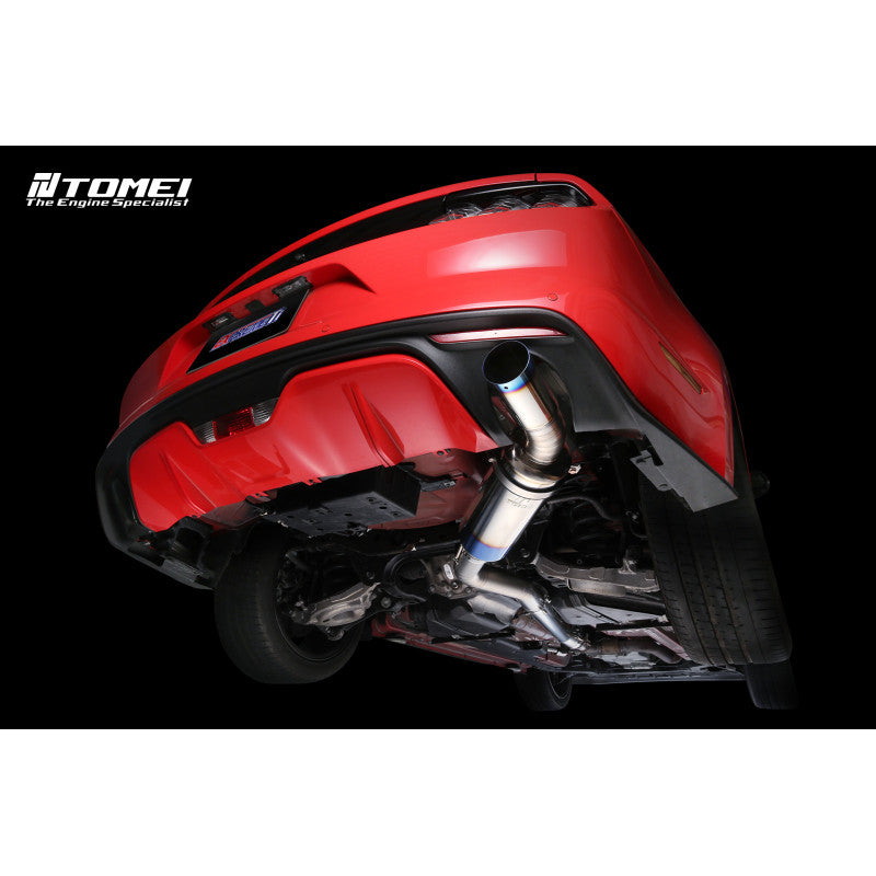 Tomei Full Titanium Muffler EXPREME Ti MUSTANG ECOBOOST S550 (Single) - Tomei EXPREME Ti titanium exhaust TB6090-FR01A