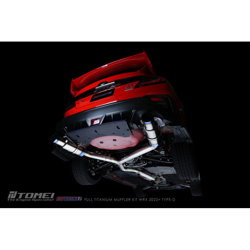 Tomei Full Titanium Muffler EXPREME Ti WRX 2022+ Type-D (Dual)-Titanium Exhaust-Grocery Getter Performance