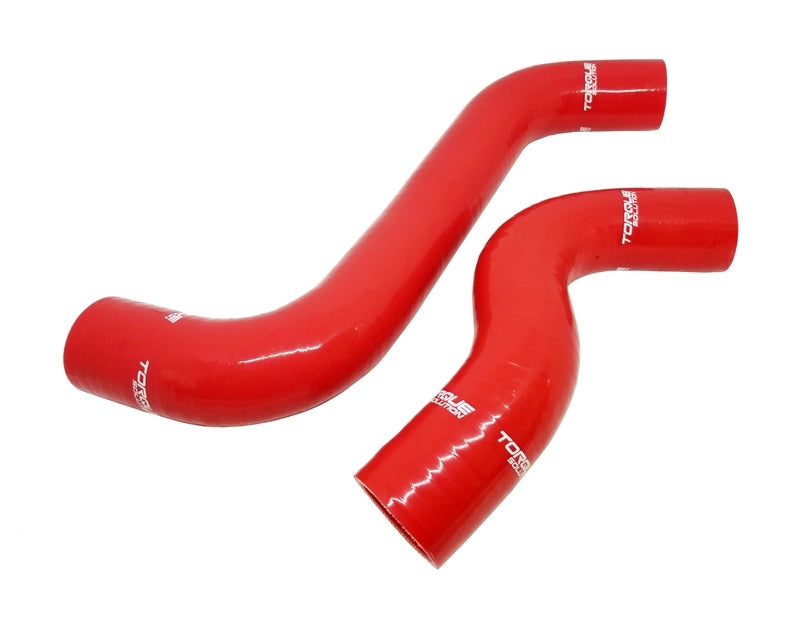 Torque Solution 2015+ Subaru WRX / 2014+ Forester XT Silicone Radiator Hose Kit - Red-Radiator Hoses-Grocery Getter Performance