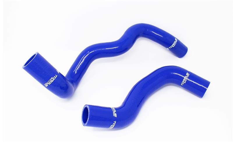 Torque Solution 2016+ Ford Focus RS Silicone Radiator Hose Kit - Blue-Radiator Hoses-Grocery Getter Performance