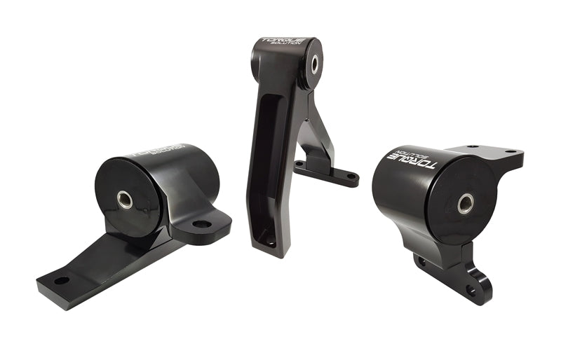 Torque Solution 3pc Rear Aluminum Engine Mount Kit: Mitsubishi Lancer/Ralliart/Evolution X 2008-15-Engine Mounts-Grocery Getter Performance