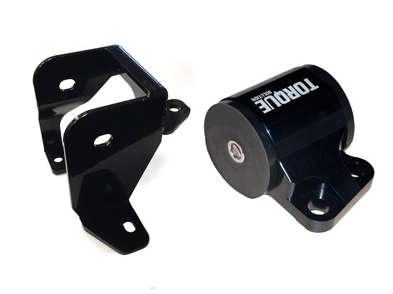 Torque Solution Billet Aluminum Left Engine Mount (2 Bolt): 96-00 Honda Civic EK B/D-Series-Engine Mounts-Grocery Getter Performance
