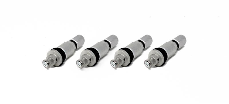 Torque Solution Billet TPMS Valve Stem Kit (Silver) 2008+ Subaru Legacy Impreza WRX / STi-Valve Stems-Grocery Getter Performance