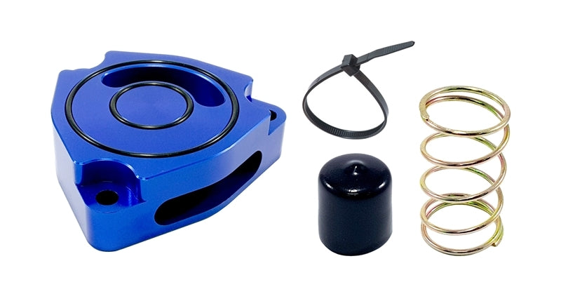 Torque Solution Blow Off BOV Sound Plate (Blue) 11+ Hyundai Veloster Turbo-Blow Off Valves-Grocery Getter Performance