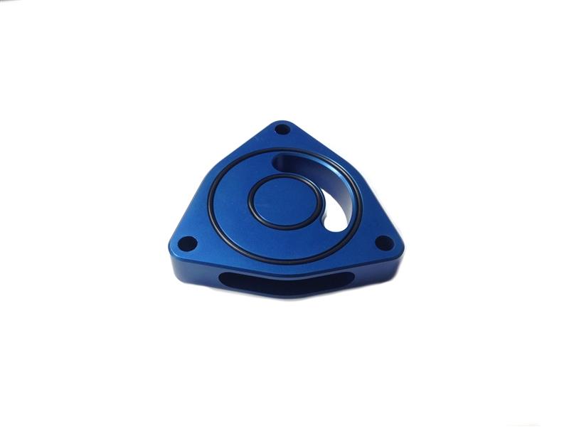 Torque Solution Blow Off BOV Sound Plate (Blue): Hyundai Genesis Coupe 2.0T ALL-Blow Off Valves-Grocery Getter Performance