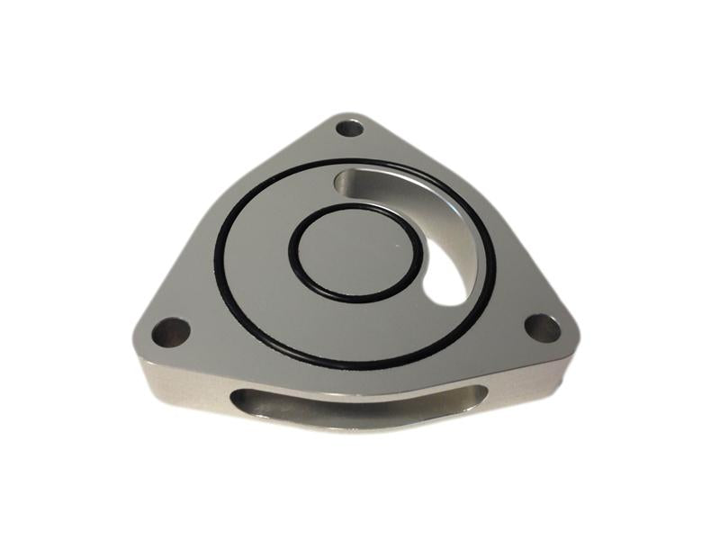 Torque Solution Blow Off BOV Sound Plate (Silver) 11+ Hyundai Veloster Turbo-Blow Off Valves-Grocery Getter Performance