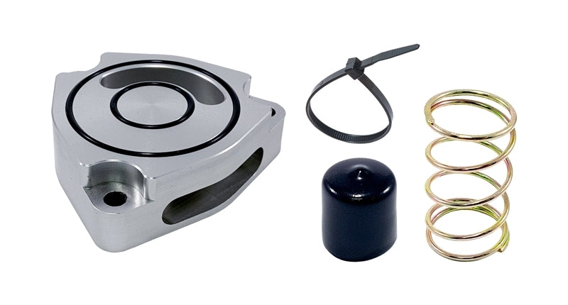 Torque Solution Blow Off BOV Sound Plate (Silver) 11+ Hyundai Veloster Turbo-Blow Off Valves-Grocery Getter Performance