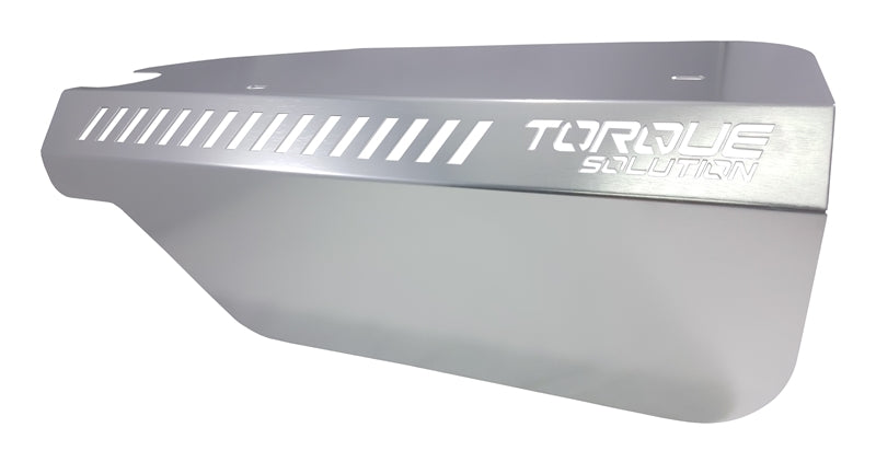 Torque Solution Engine Pulley Cover 2015+ Subaru WRX/2014+ Forester XT - Silver-Engine Covers-Grocery Getter Performance