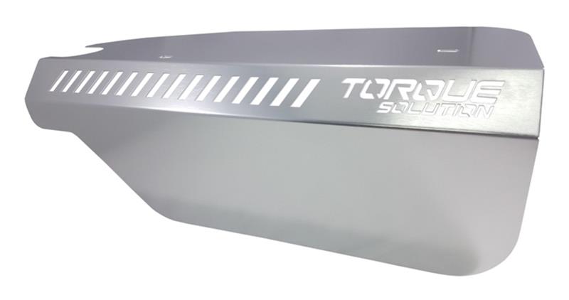 Torque Solution Engine Pulley Cover 2015+ Subaru WRX/2014+ Forester XT - Silver-Engine Covers-Grocery Getter Performance