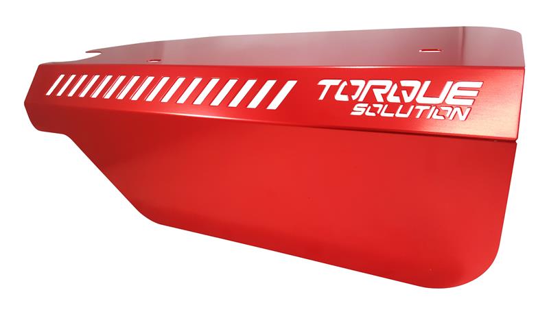 Torque Solution Engine Pulley Cover 2015+ Subaru WRX/2014+ Forester XT - Silver-Engine Covers-Grocery Getter Performance