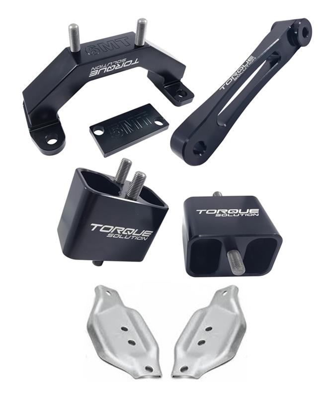 Torque Solution Engine & Transmission Mount Kit w/ Mount Plates 02-14 Subaru WRX / 04+ Subaru STI-Engine Mounts-Grocery Getter Performance