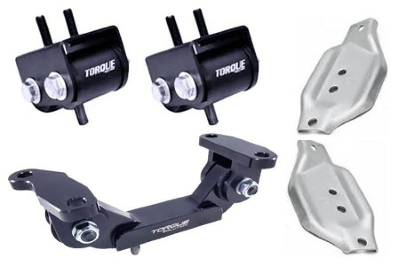Torque Solution Engine/Transmission Mount Kit w/ OEM Mount Plates: 02-14 Subaru WRX / 04+ STI-Engine Mounts-Grocery Getter Performance