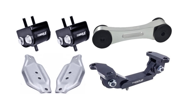 Torque Solution Engine/Trans/Silver Pitch Mount Kit w/Mount Plates 02-14 Subaru WRX/2004+ Subaru STI-Engine Mounts-Grocery Getter Performance
