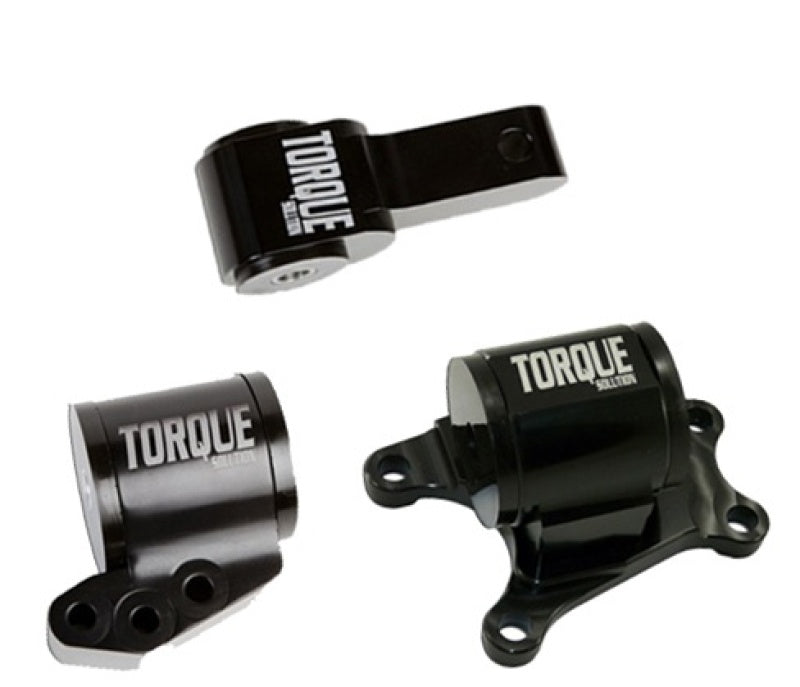 Torque Solution Mitsubishi EVO VII-IX Billet 3 piece mount Kit, 6 Speed Transmission-Engine Mounts-Grocery Getter Performance