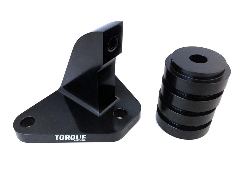 Torque Solution Mustache Bar Eliminator w/ Solid Bushings: 01-06 Mitsubishi Evolution 7/8/9-Chassis Bracing-Grocery Getter Performance