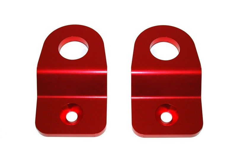 Torque Solution Red Radiator Stay Bracket: 08-11 Subaru Impreza/08-13 WRX/STi/05-09 Legacy-Radiator Stays-Grocery Getter Performance