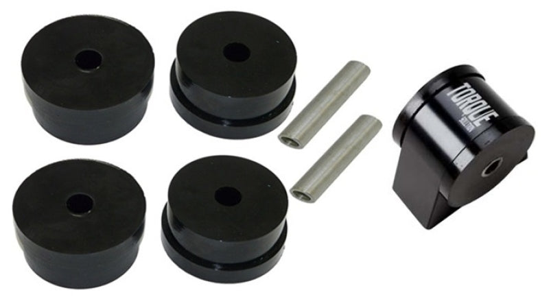 Torque Solution Side Mount Inserts & Billet Front Engine Mount Combo: Mitsubishi Evolution X 08-14-Engine Mounts-Grocery Getter Performance