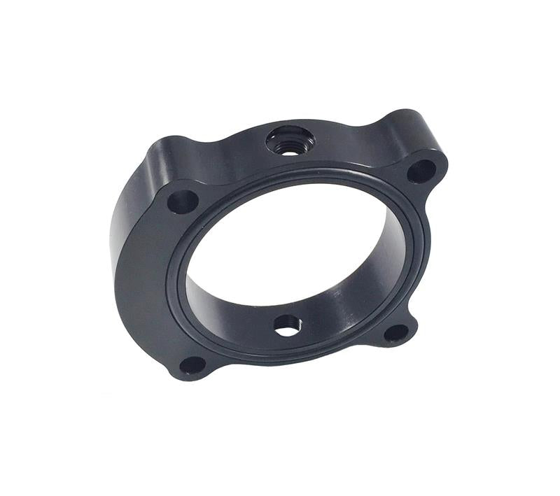 Torque Solution Throttle Body Spacer 2013+ Hyundai Genesis Coupe 2.0T - Black-Throttle Body Spacers-Grocery Getter Performance