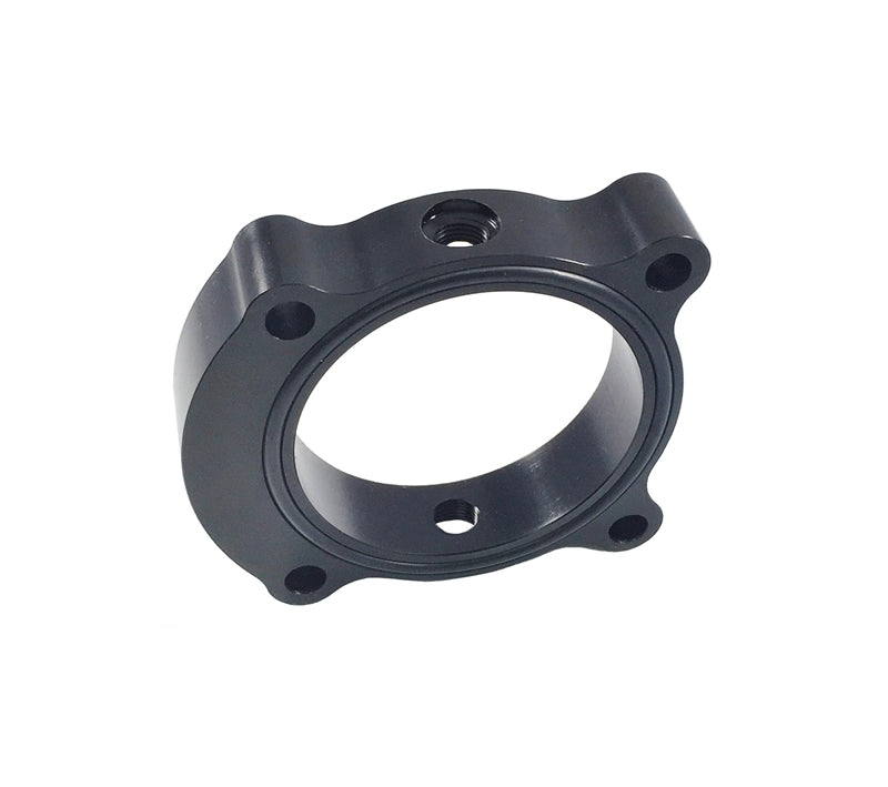 Torque Solution Throttle Body Spacer 2013+ Hyundai Genesis Coupe 2.0T - Black-Throttle Body Spacers-Grocery Getter Performance