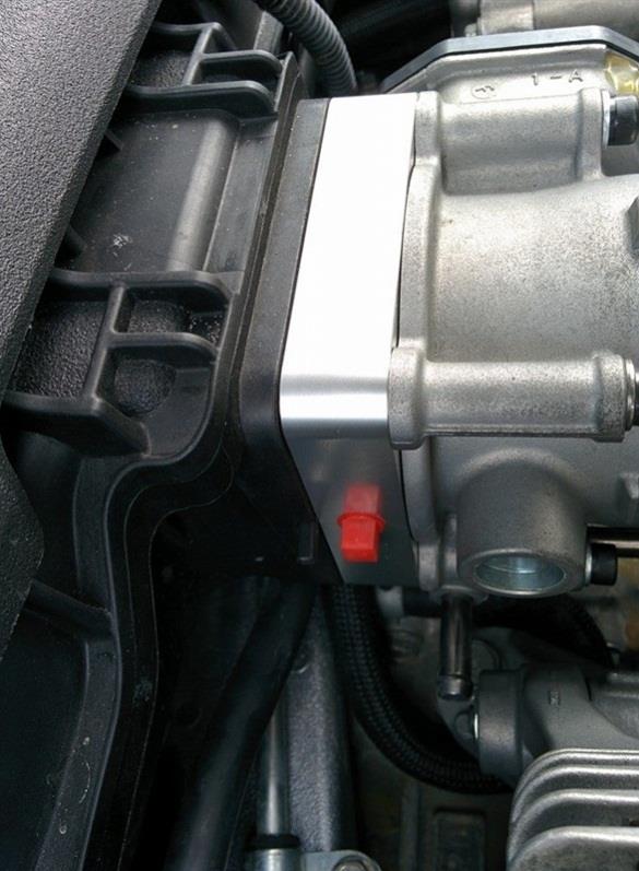 Torque Solution Throttle Body Spacer 2013+ Subaru BRZ/Scion FR-S - Silver-Throttle Body Spacers-Grocery Getter Performance