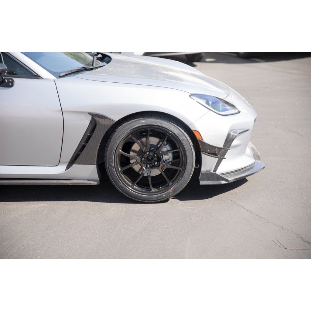 Toyota GR86 Carbon Fiber Front Bumper Canards 2022+-Front Bumper Canards-Grocery Getter Performance