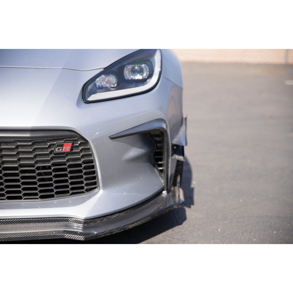 Toyota GR86 Carbon Fiber Front Bumper Canards 2022+-Front Bumper Canards-Grocery Getter Performance