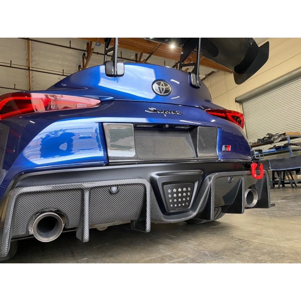 Toyota Supra A90/91 Carbon Fiber Rear Diffuser 2020-2023-Rear Diffuser-Grocery Getter Performance