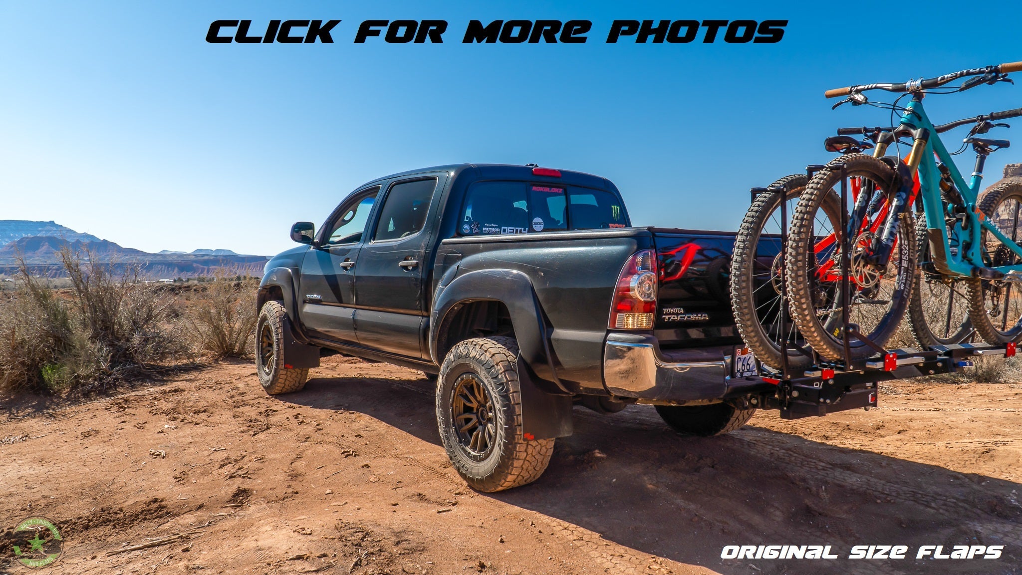 Toyota Tacoma (2nd Gen) 2005-2015 Mud Flaps for Over-Sized Tires