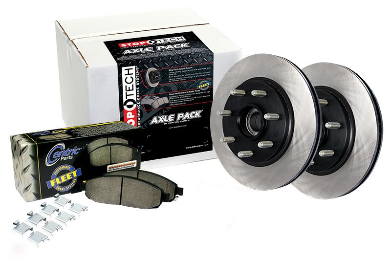 Truck Axle Pack, Slotted, Front-Brake Rotors - Slotted-Grocery Getter Performance
