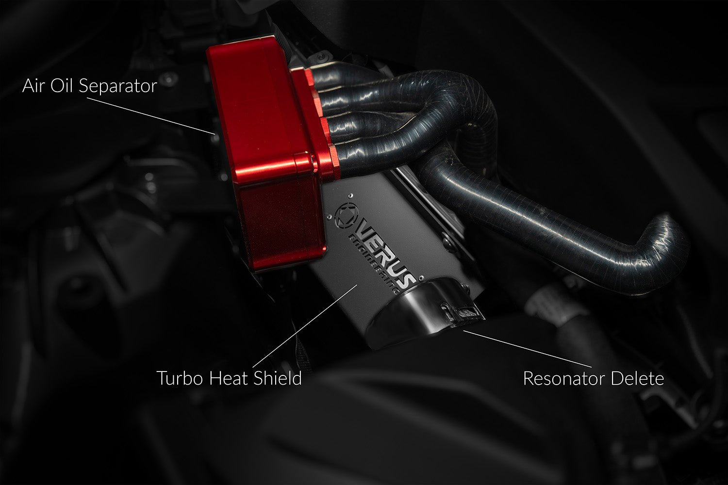 Turbo Heat Shield & AOS Bundle - 2020 Mk5 Toyota Supra - Grocery Getter Performance
