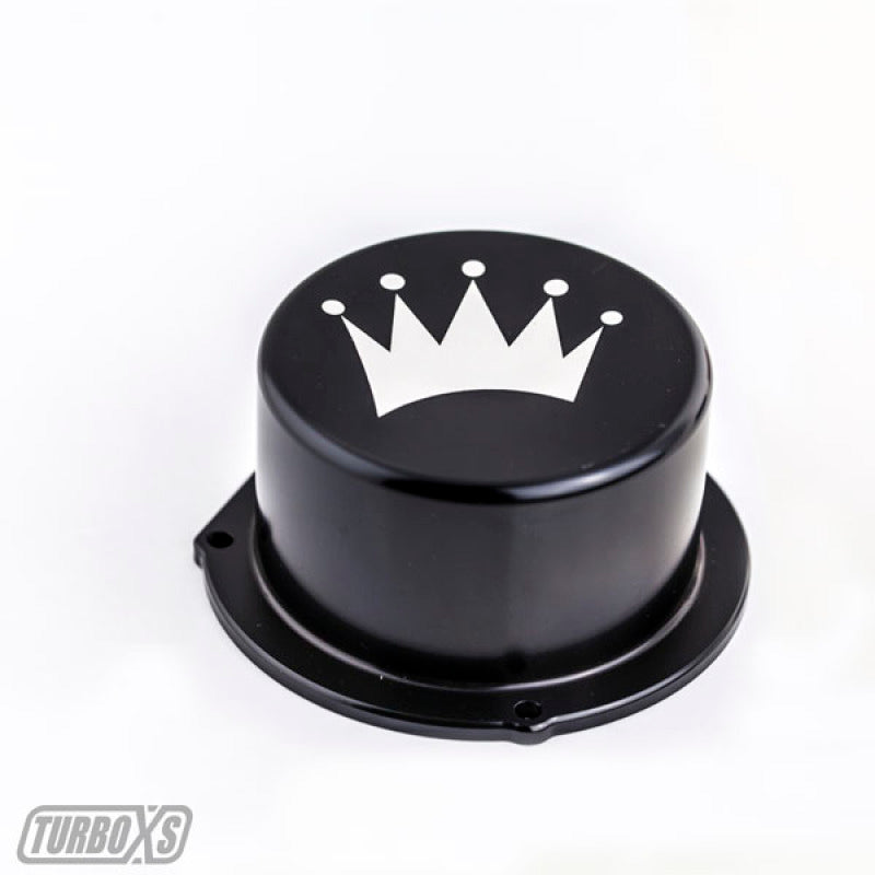 Turbo XS 15-16 Subaru WRX Billet Aluminum Vacuum Pump Cover - Black-Engine Covers-Grocery Getter Performance