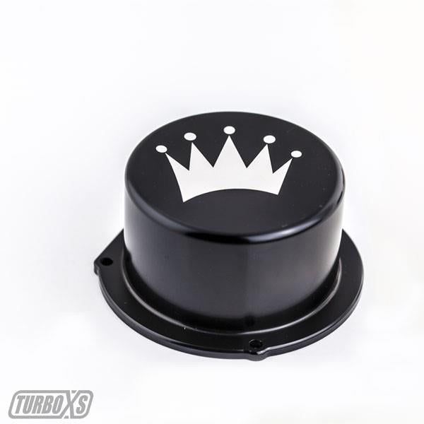 Turbo XS 15-16 Subaru WRX Billet Aluminum Vacuum Pump Cover - Black-Engine Covers-Grocery Getter Performance