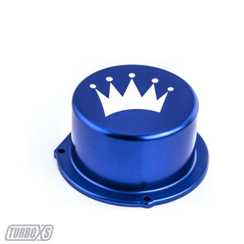 Turbo XS 15-16 Subaru WRX Billet Aluminum Vacuum Pump Cover - Blue-Engine Covers-Grocery Getter Performance