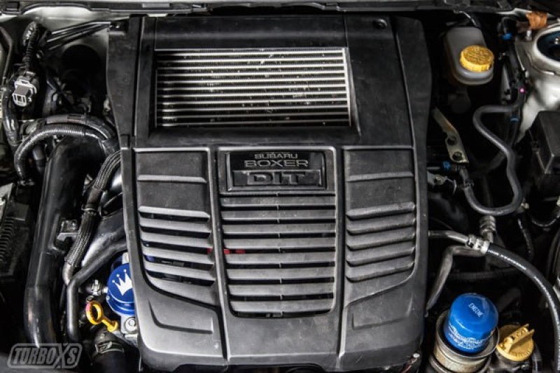 Turbo XS 15-16 Subaru WRX Billet Aluminum Vacuum Pump Cover - Blue-Engine Covers-Grocery Getter Performance