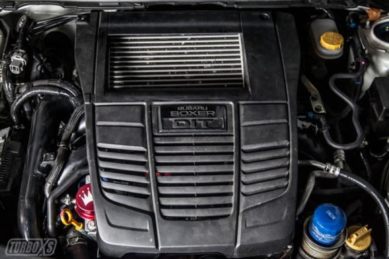 Turbo XS 15-16 Subaru WRX Billet Aluminum Vacuum Pump Cover - Red-Engine Covers-Grocery Getter Performance