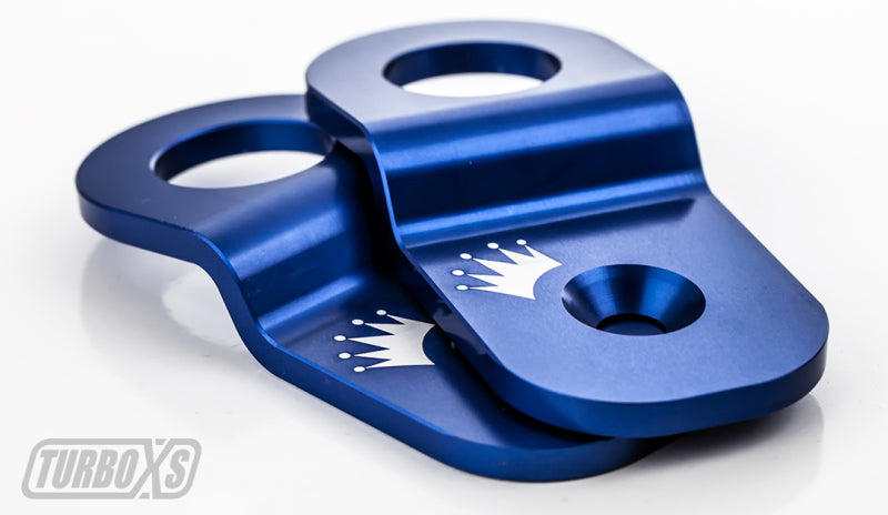 Turbo XS 15-16 Subaru WRX/STI Billet Aluminum Radiator Stay - Blue-Radiator Stays-Grocery Getter Performance