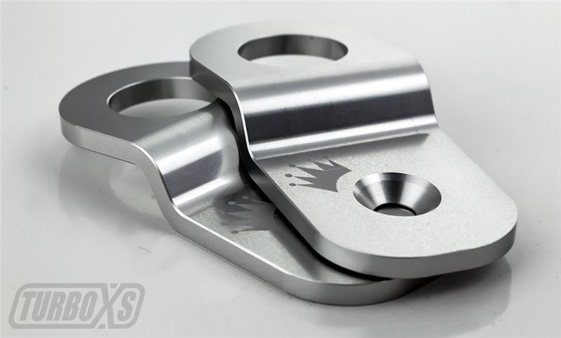 Turbo XS 15-16 Subaru WRX/STI Billet Aluminum Radiator Stay - SIL-Radiator Stays-Grocery Getter Performance