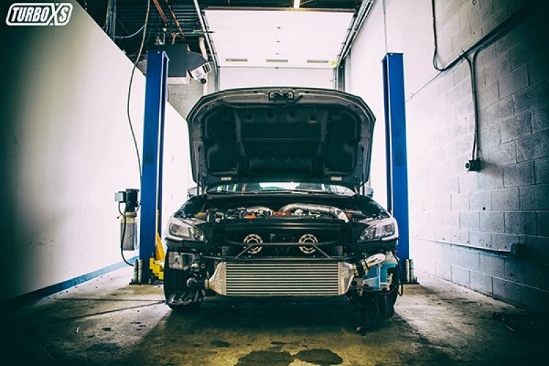 Turbo XS FMIC 2015-2017 Subaru STi - Wrinkle Red Pipes-Intercooler Kits-Grocery Getter Performance