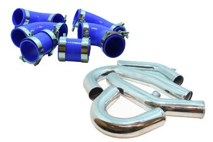 Turbo XS Front Mount Intercooler Pipe Kit for 03-06 Mitsubishi Evo 8 & 9-Intercooler Kits-Grocery Getter Performance