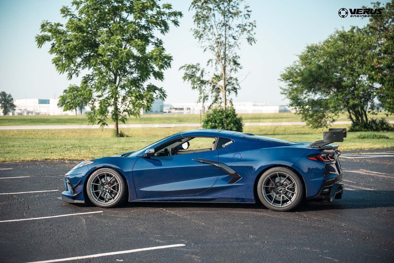 UCW Rear Wing Kit, Bottom Mount - Corvette Convertible (C8)