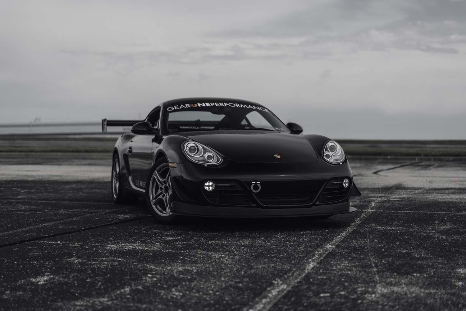 V1X Rear Wing Kit, Includes Carbon Spoiler - 987 Porsche Cayman