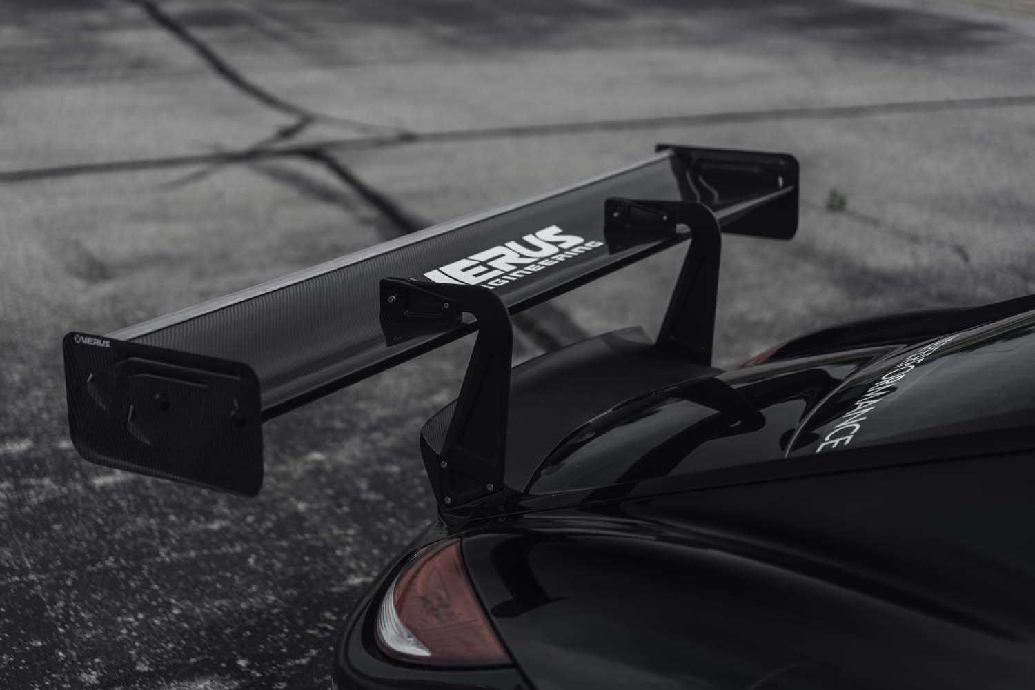 V1X Rear Wing Kit, Includes Carbon Spoiler - 987 Porsche Cayman