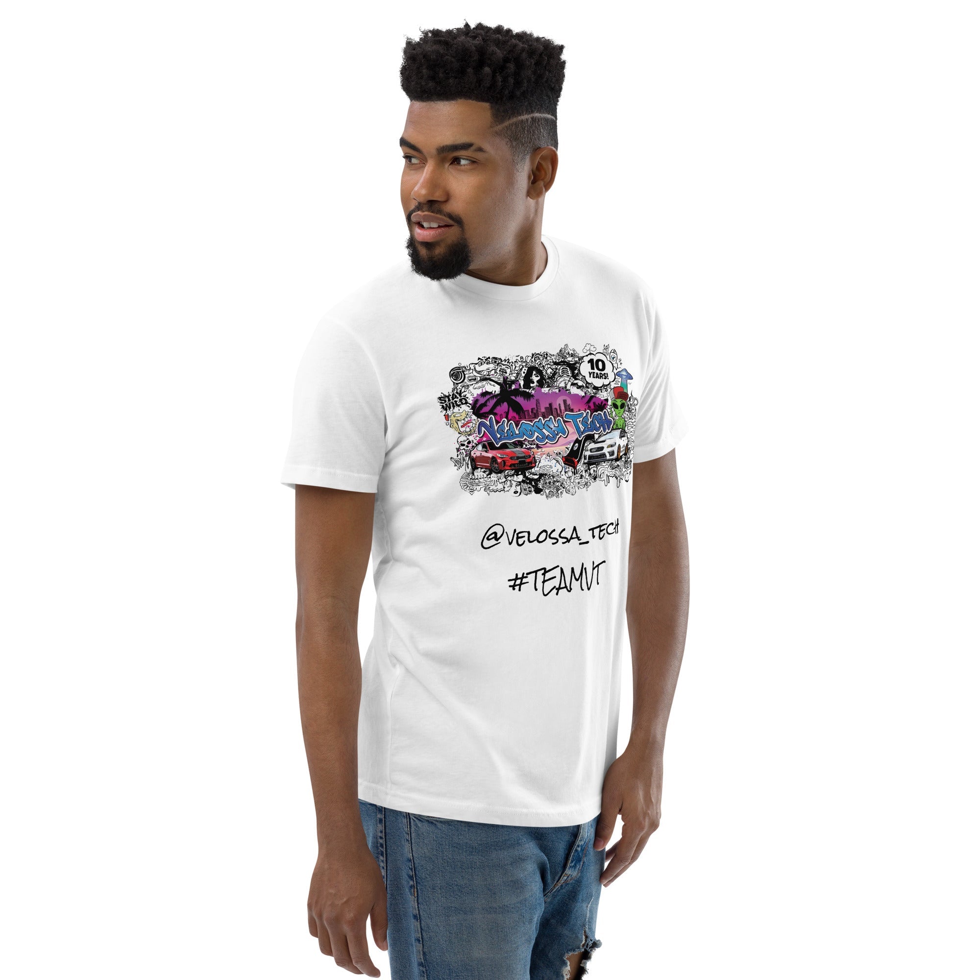 Velossa Tech 10th Anniversary Miami Street Art BIG MOUTH Graphic Tee-Apparel-Grocery Getter Performance