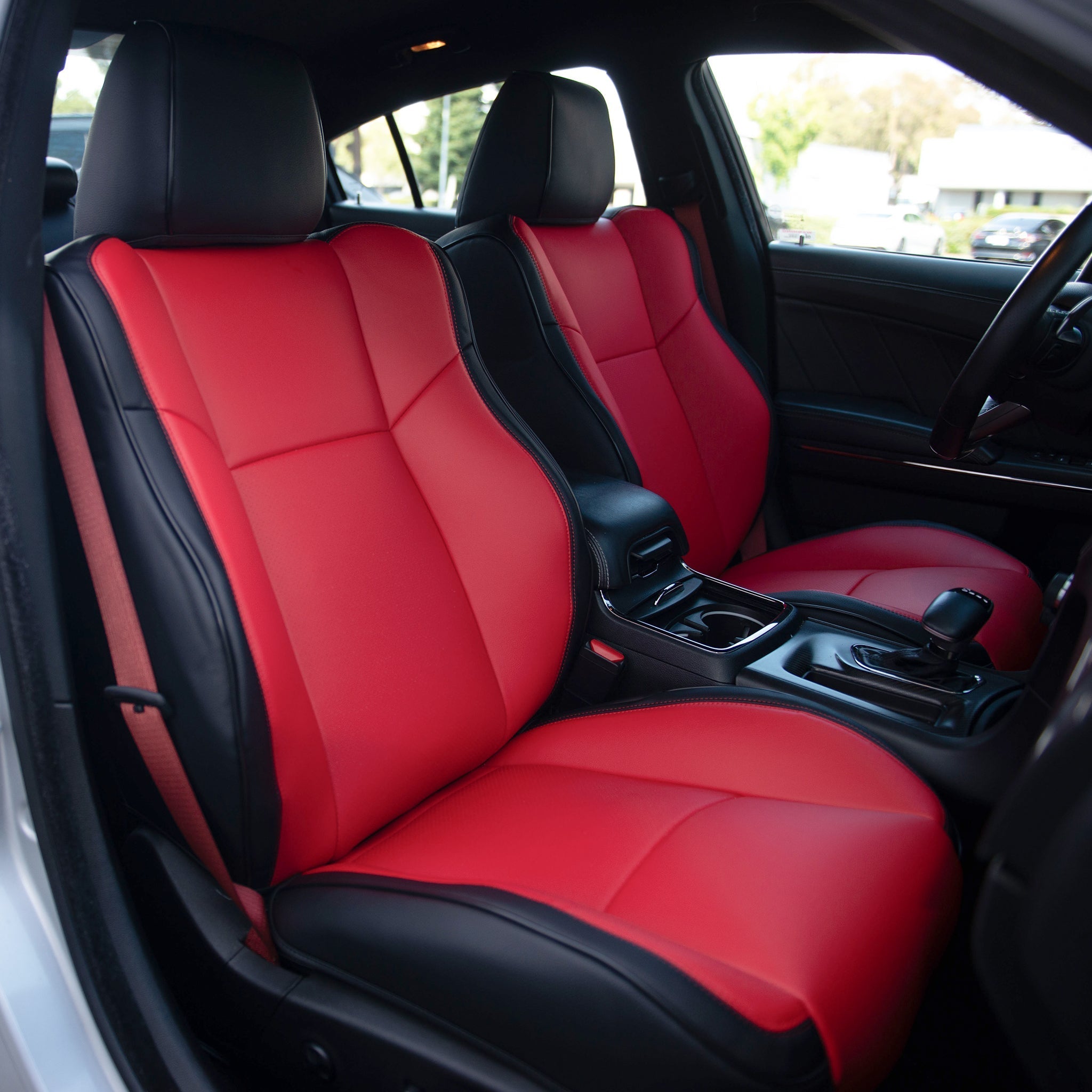 2015-Up Dodge Challenger Custom Leather Seat Covers (Performance Seat)