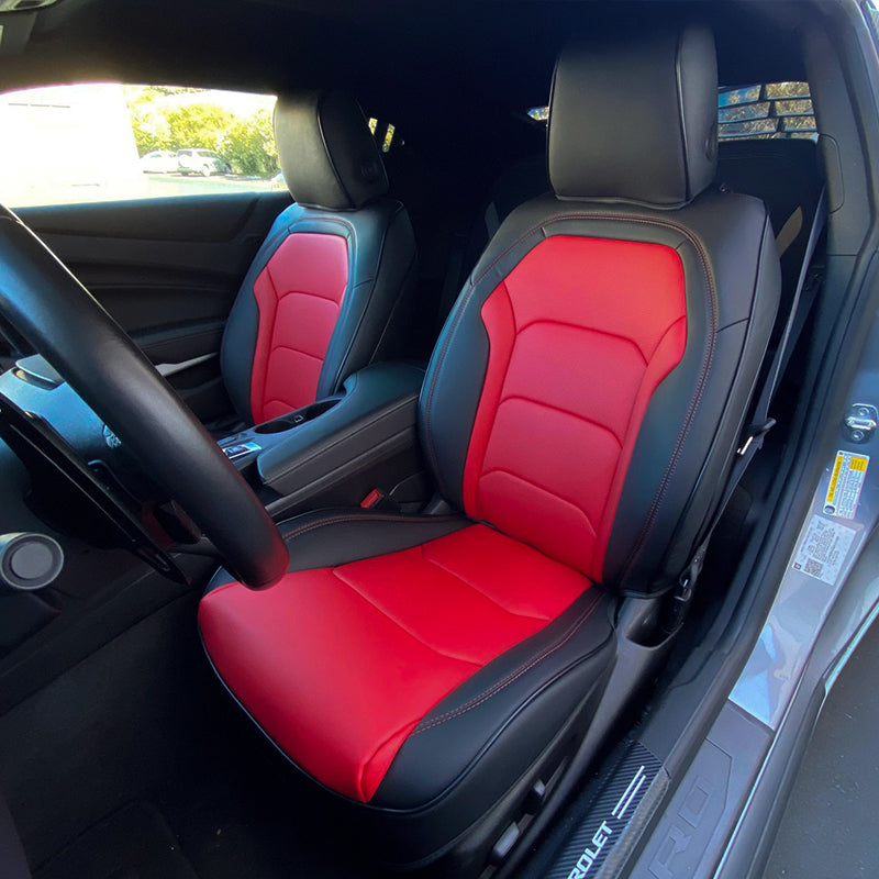 6th Gen Camaro Coupe Custom Leather Seat Covers